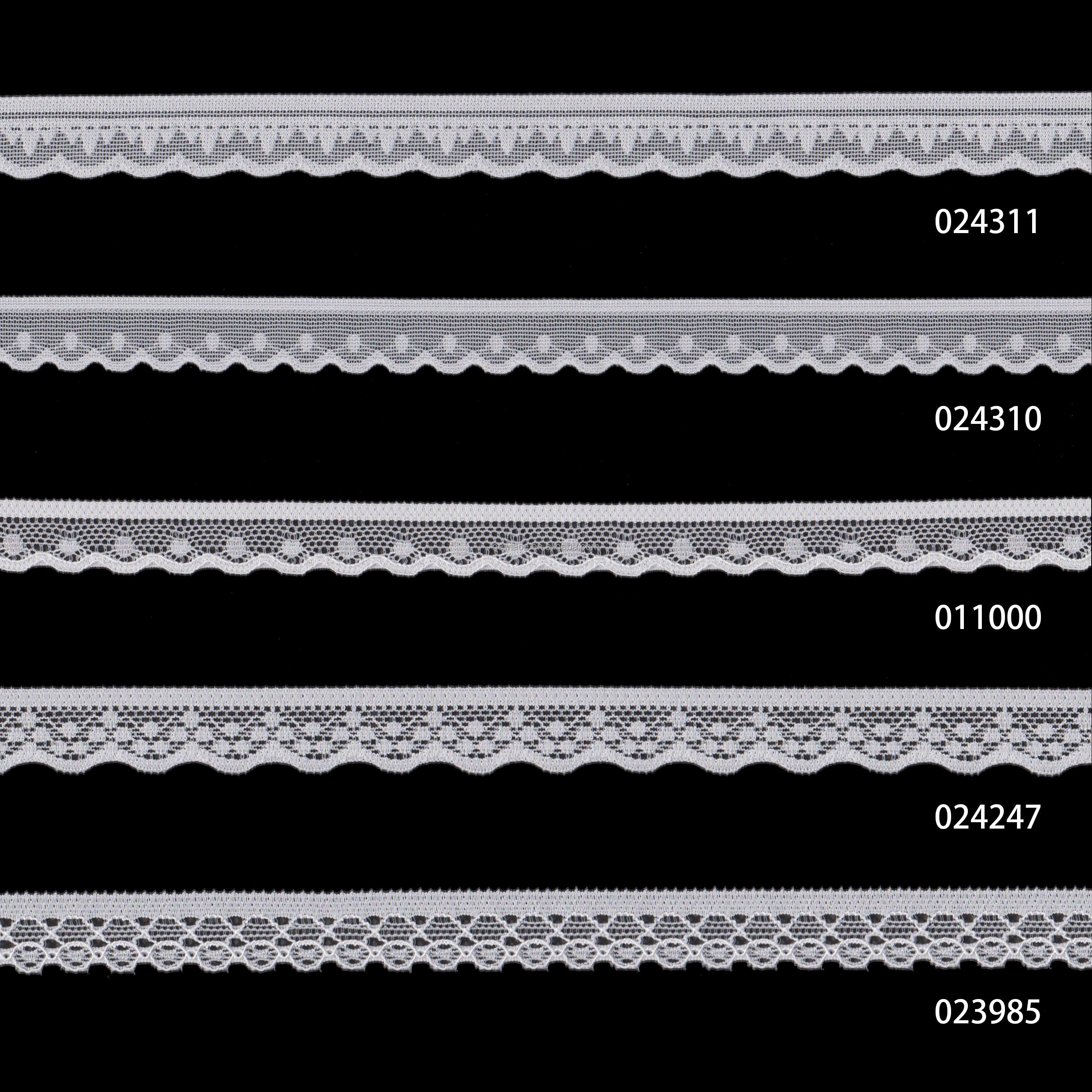 Liangsheng 10 Years Factory New Design High quality french elastic lace trim for dress and lingerie