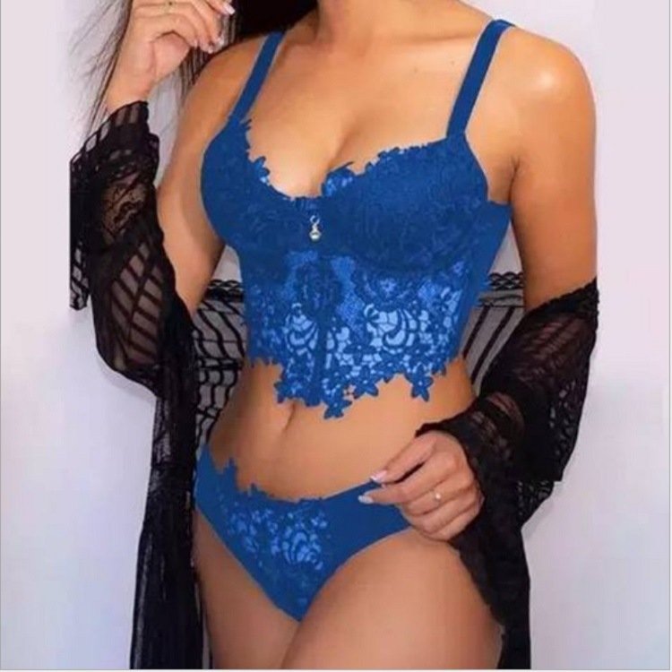 Custom Logo Plus Size Red Lingerie With Lace Trim Mature Women Two Piece Sexy Lingerie Set