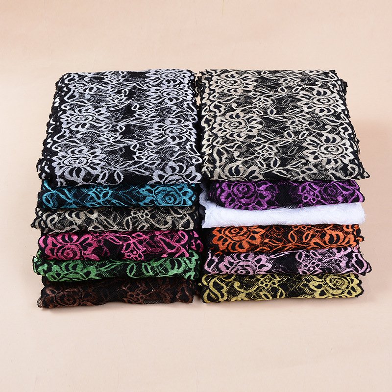 Wholesale New Design Nylon Elastic Lace For Wedding Dress Underwear Bud Edge Web Band