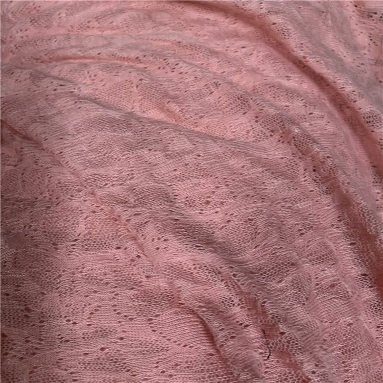 Stock Lot Embroidery Fabric Champagne Embroidered Lace Fabric For Wedding