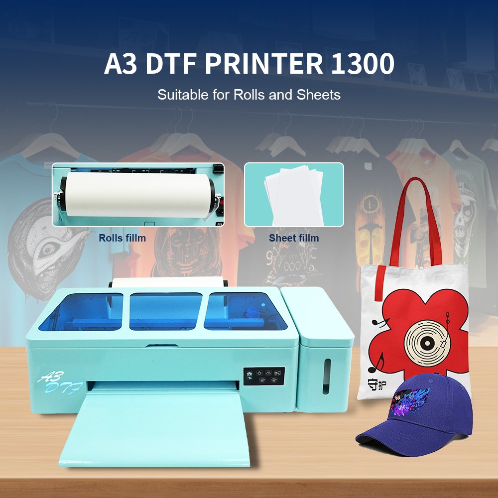 Hot selling 13 Inch A3 1390 DTF 30cm DTF Printer T Shirt Heat Transfer Printing Machine For Personal business