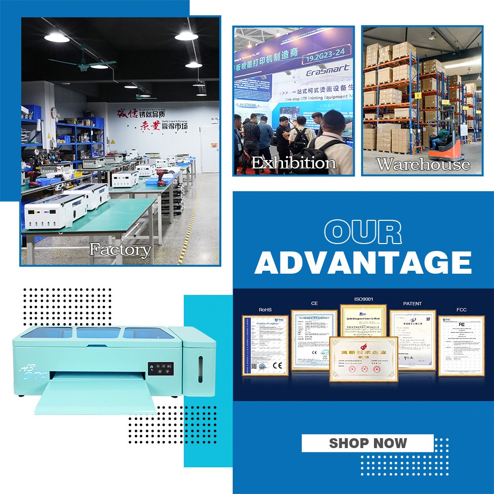 Hot selling 13 Inch A3 1390 DTF 30cm DTF Printer T Shirt Heat Transfer Printing Machine For Personal business