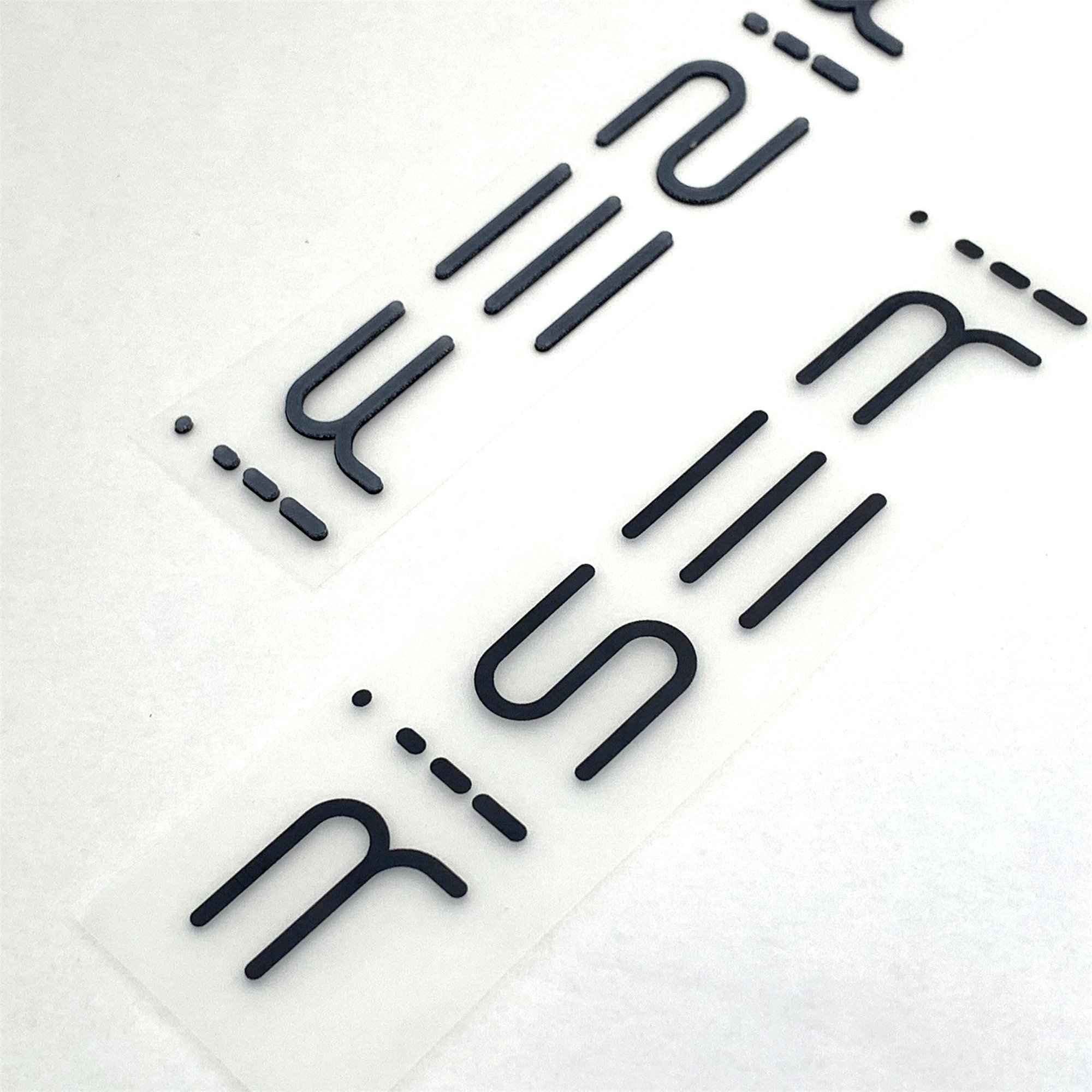 Customized Logo High-quality Clothing 3d Printing Silica Gel Heat Transfer Printing Logo for Garment