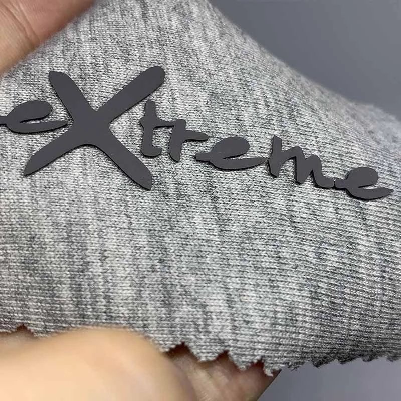 Custom your own logo machine 3d silicone heat transfer labels sticker 3D printing label for garment