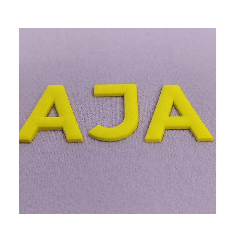 3D silicone heat transfer sticker logos printing label patch roll tags shirt holographiic pants for garments clothing