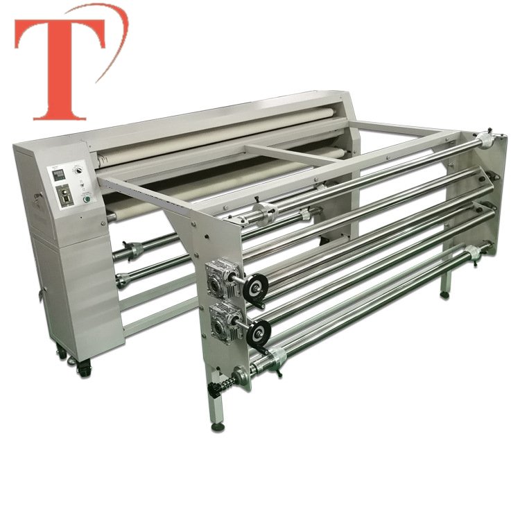 Factory supplies 1.6m /1.8m sublimation calender rotary fabric roller heat transfer printing machine