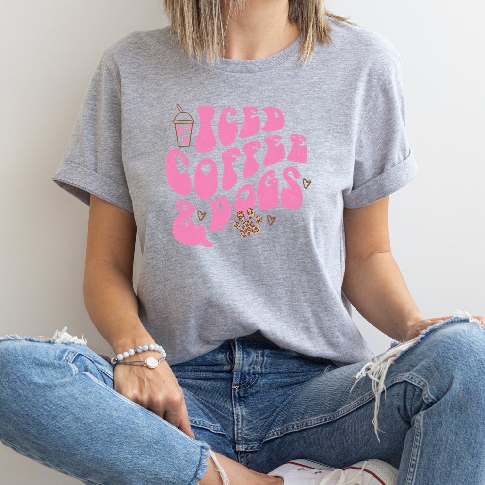 Dog Cat Mom Custom DTF Printing Iron On Sticker Retro Letter Flowers Ready To Heat Press Heat Transfer Stickers For T-shirts
