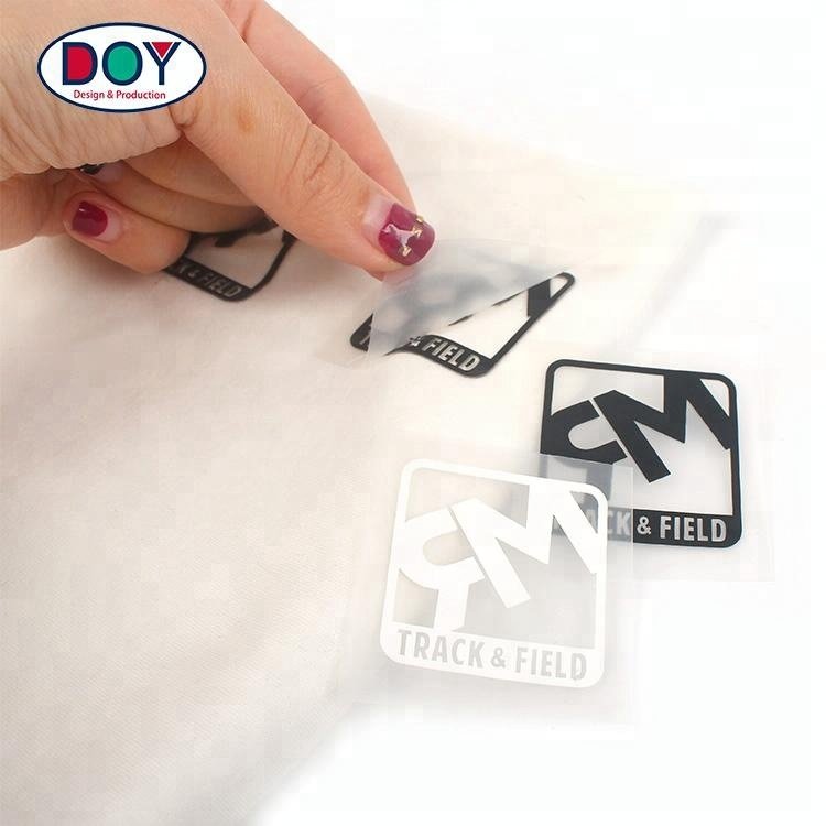 Heat Press Clothing Labels Factory Custom 3D Logo Heat Transfer Printing Services Stickers for T-shirts