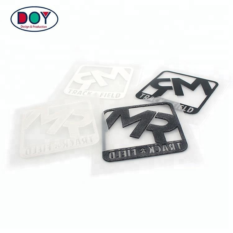 Heat Press Clothing Labels Factory Custom 3D Logo Heat Transfer Printing Services Stickers for T-shirts