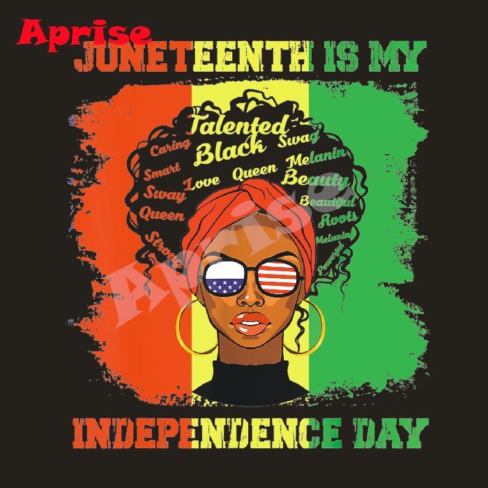 heat transfer printing 1865 juneteenth DTF Heat motif celebrating black freedom plastisol vinyl iron on for MAN t shirt