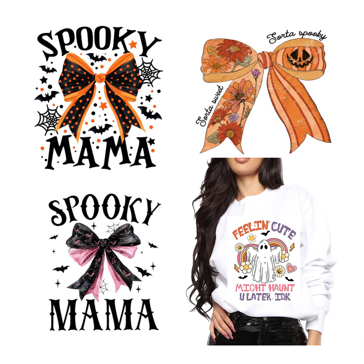 Screen Printed Heat Transfers Machine Dtf Transfers Designs Custom Halloween Design Screen Print Transfer For T Shirt