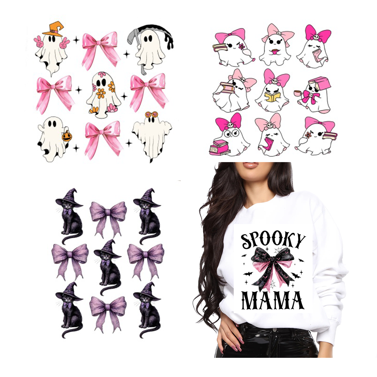 Screen Printed Heat Transfers Machine Dtf Transfers Designs Custom Halloween Design Screen Print Transfer For T Shirt