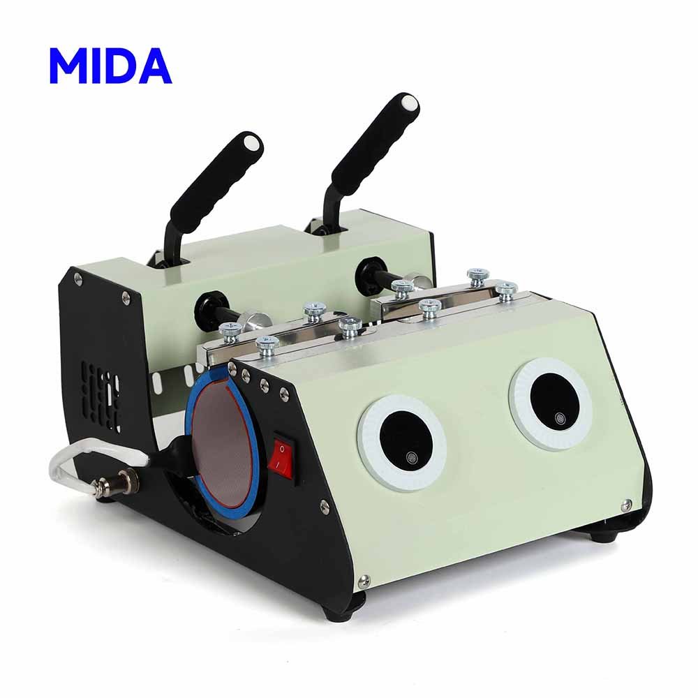 MIDA Double Station Sublimation Heat Press Printing Machine Stable Performance Manual Heat Transfer Press Machine