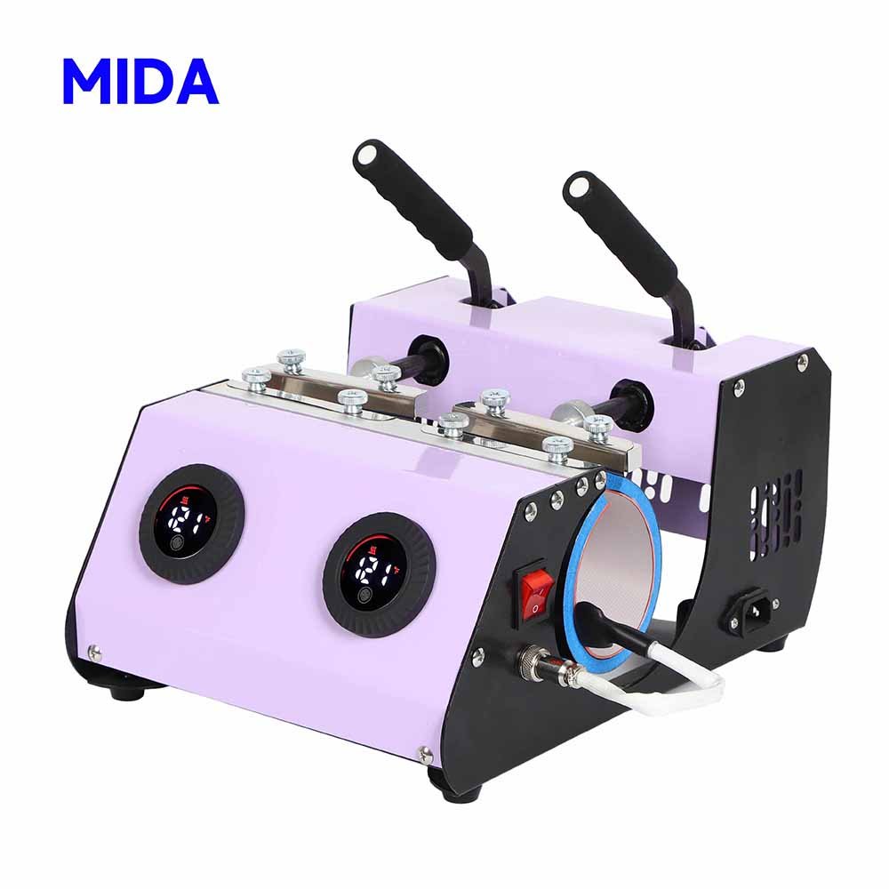 MIDA Double Station Sublimation Heat Press Printing Machine Stable Performance Manual Heat Transfer Press Machine