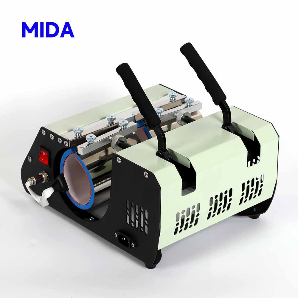 MIDA Double Station Sublimation Heat Press Printing Machine Stable Performance Manual Heat Transfer Press Machine
