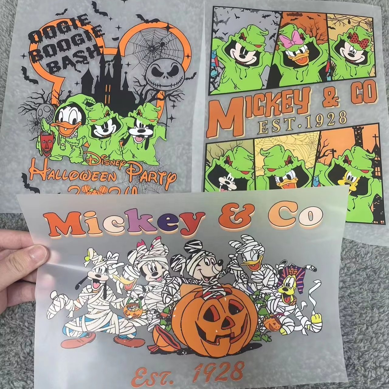 High quality Strong viscosity DTF Transfer Printing Heat Press Custom Garment Label Plastisol Heat Transfer Sticker
