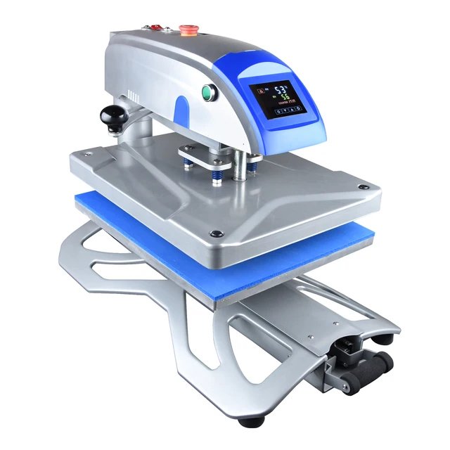 40*50 Digital Touch Screen Heat Press Machine Electric Open Excellent Thermal Stamping Shirt custom logo printing machine