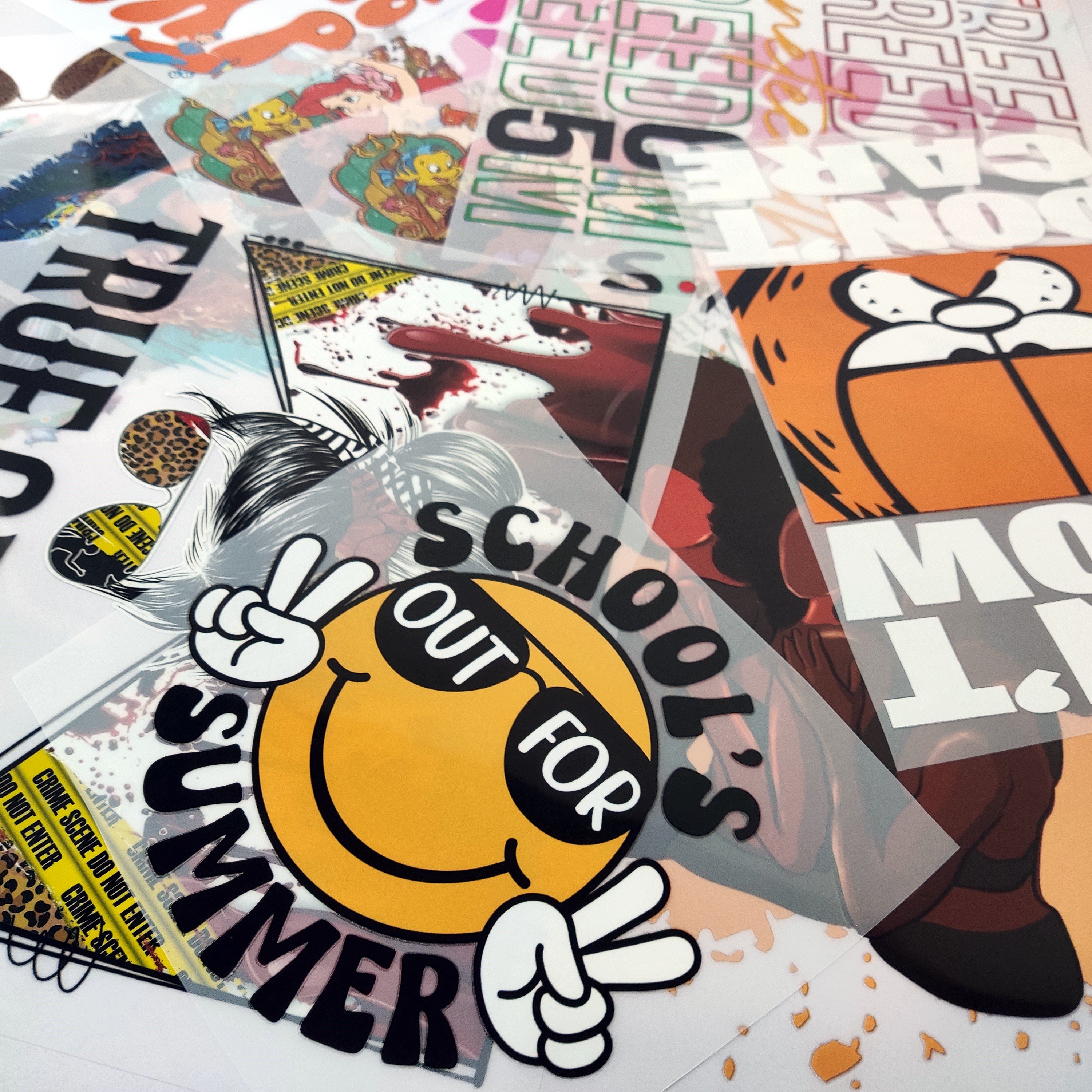 Valentine's Day heat press dtf transfers stickers plastisol thin matte screen print heat transfer printing for t-shirt