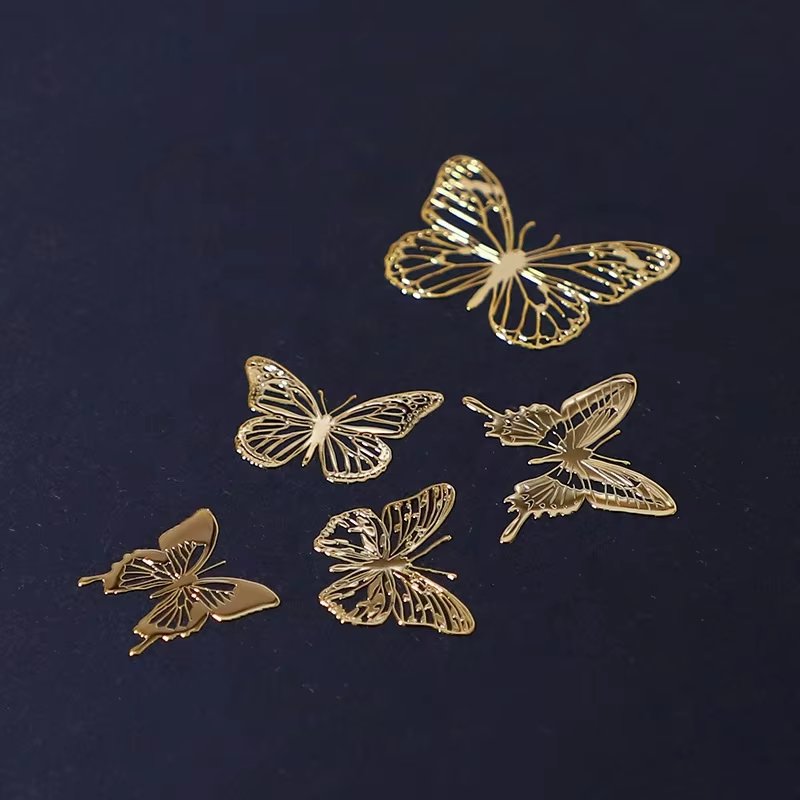 High Quality Metal Transfer Printing Stickers Wholesale Waterproof Design for Mobile Phones and Perfume Bottles