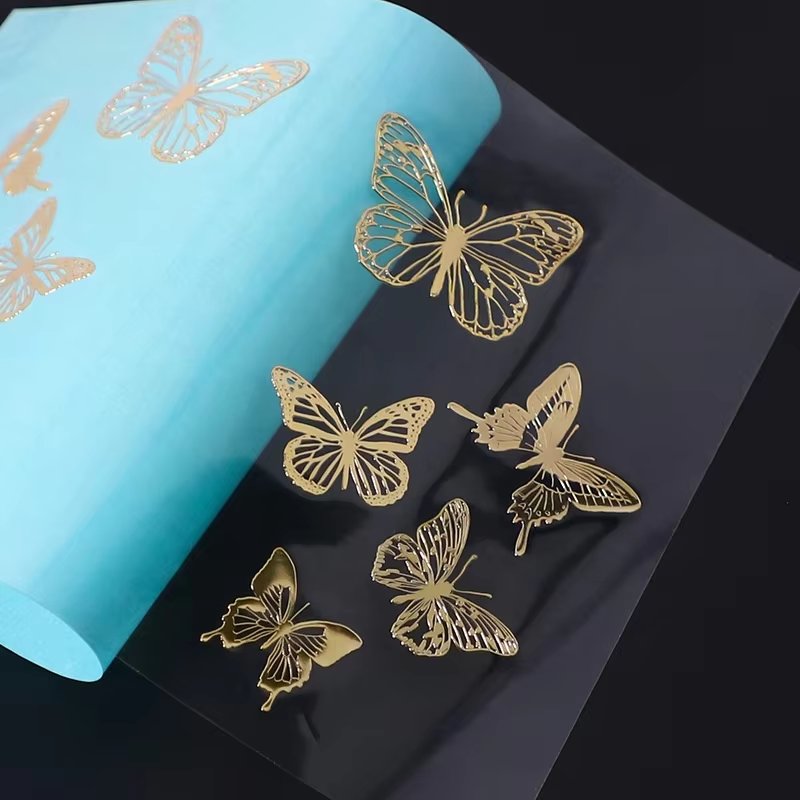 High Quality Metal Transfer Printing Stickers Wholesale Waterproof Design for Mobile Phones and Perfume Bottles