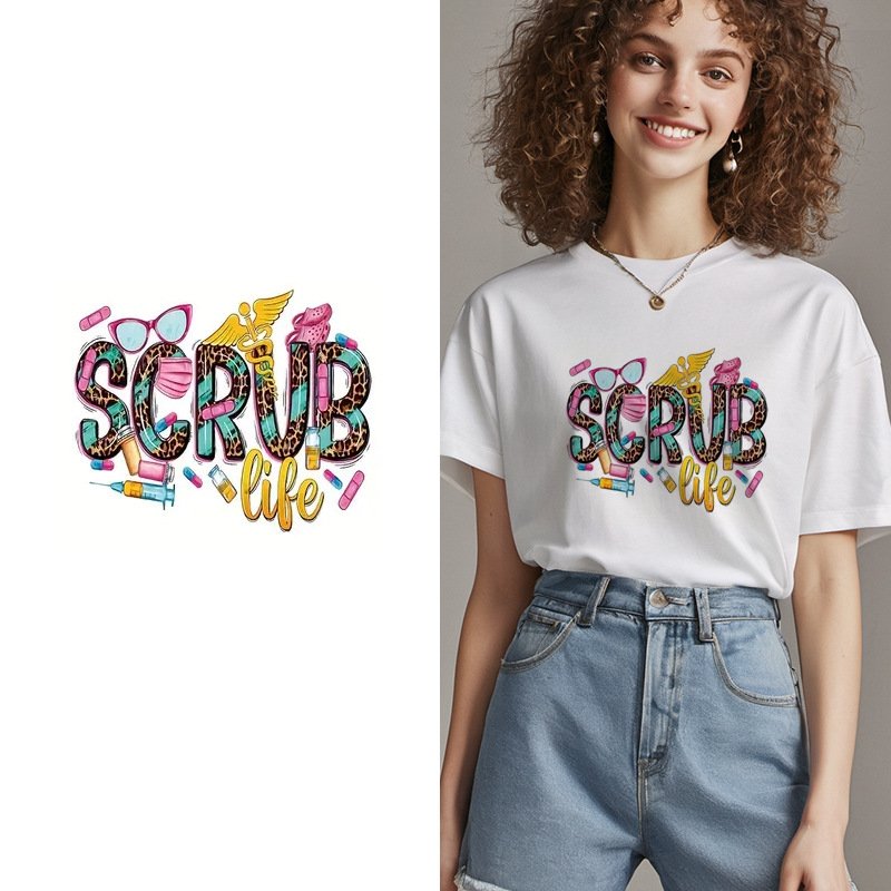 Best Sellers Customization Transfer Printing High-Quality Dtf Transfers Designs Press Heat t-Shirts DTF Thermal Transfer Sticker