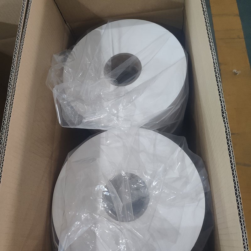 Thermal transfer printing nylon taffeta ribbon fabric label roll for garment care label