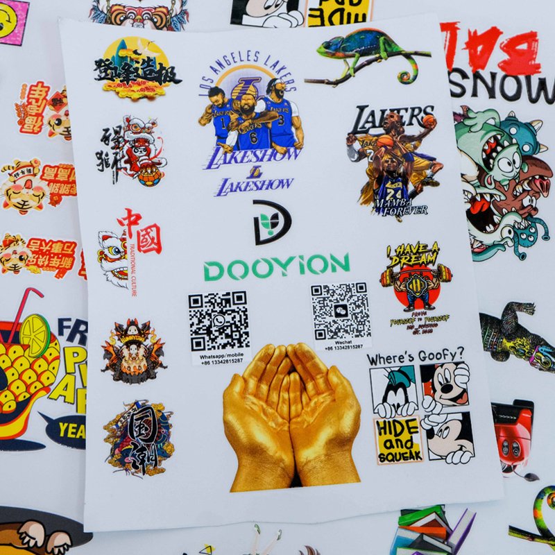 Dooyion Factory hot selling A1 A3 24" uv a b pet transfer film dtf printing printer with laminator all in one 60cm 30cm
