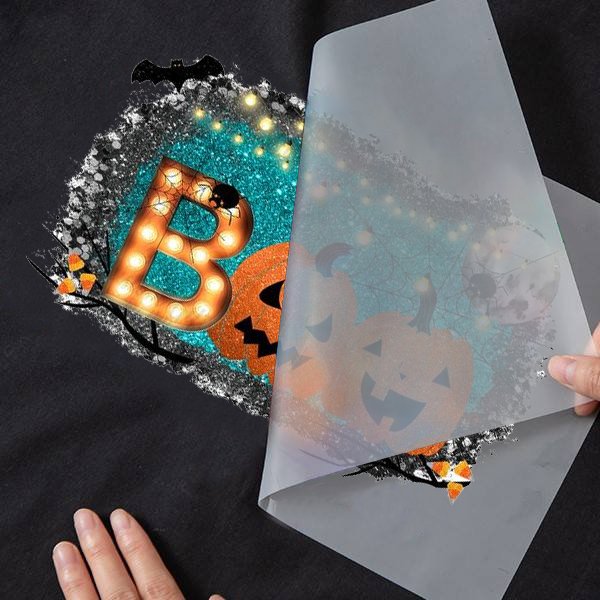 Yunshang Hot Sale Custom Halloween DTF Heat Transfer Print Flat Effect Screen Heat Transfers Printing for T-Shirts