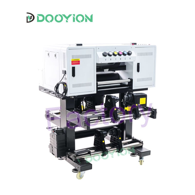 Hot sale popular 30cm logo label crystal Sticker A3 Laminating All in 1 Small UV dtf PET Film Transfer Printing Machine