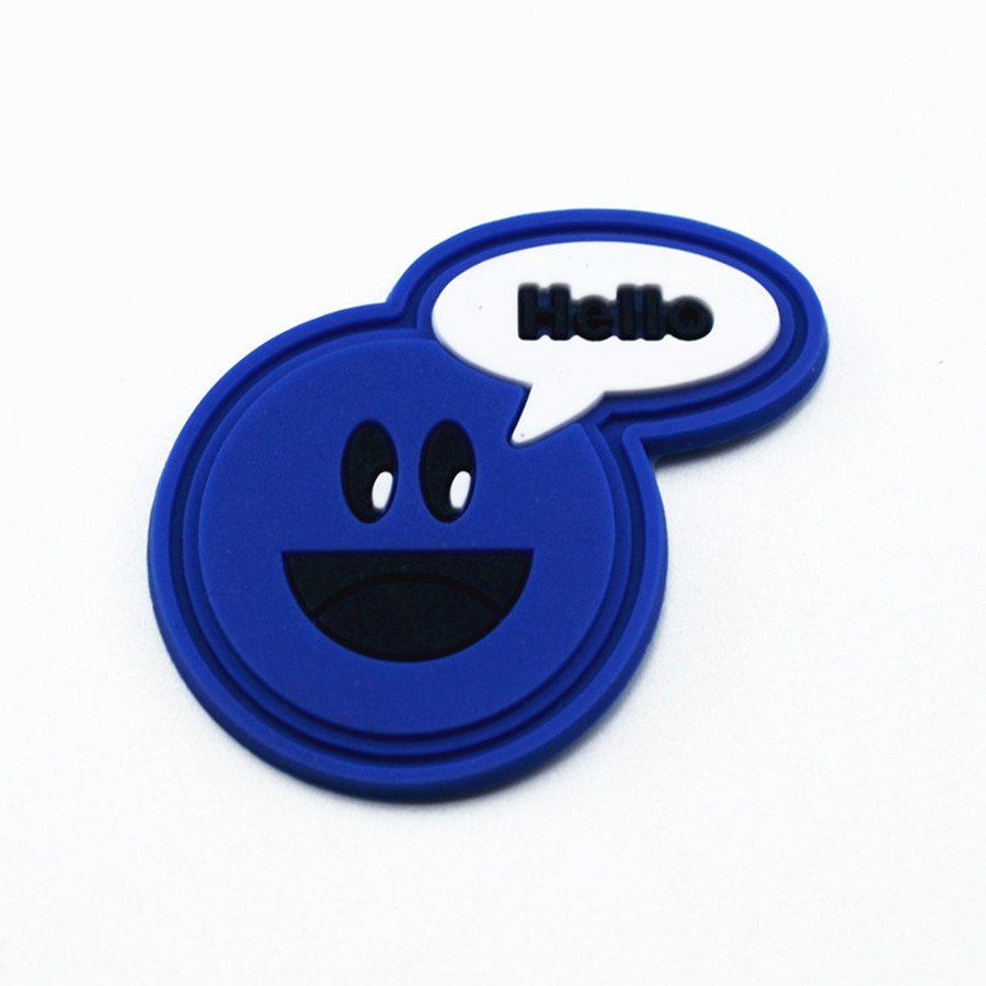 Garment clothing accessories 3D rubber custom logo shoes embossed silicon heat transfer label tags