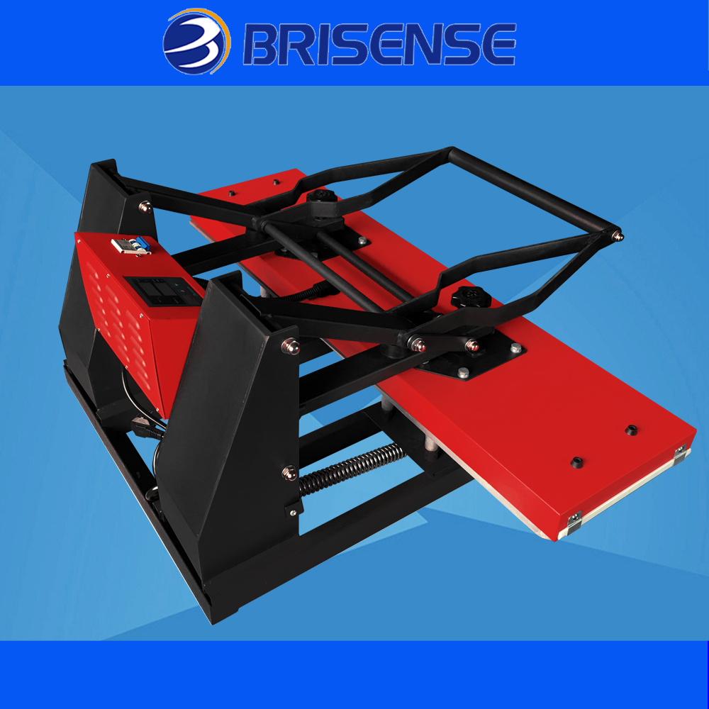 Factory Direct Sale Brisense Brand Digital Manual 25*100 Heat Transfer Printing Machine with CE