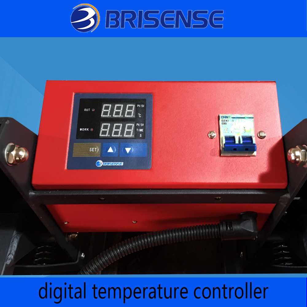 Factory Direct Sale Brisense Brand Digital Manual 25*100 Heat Transfer Printing Machine with CE