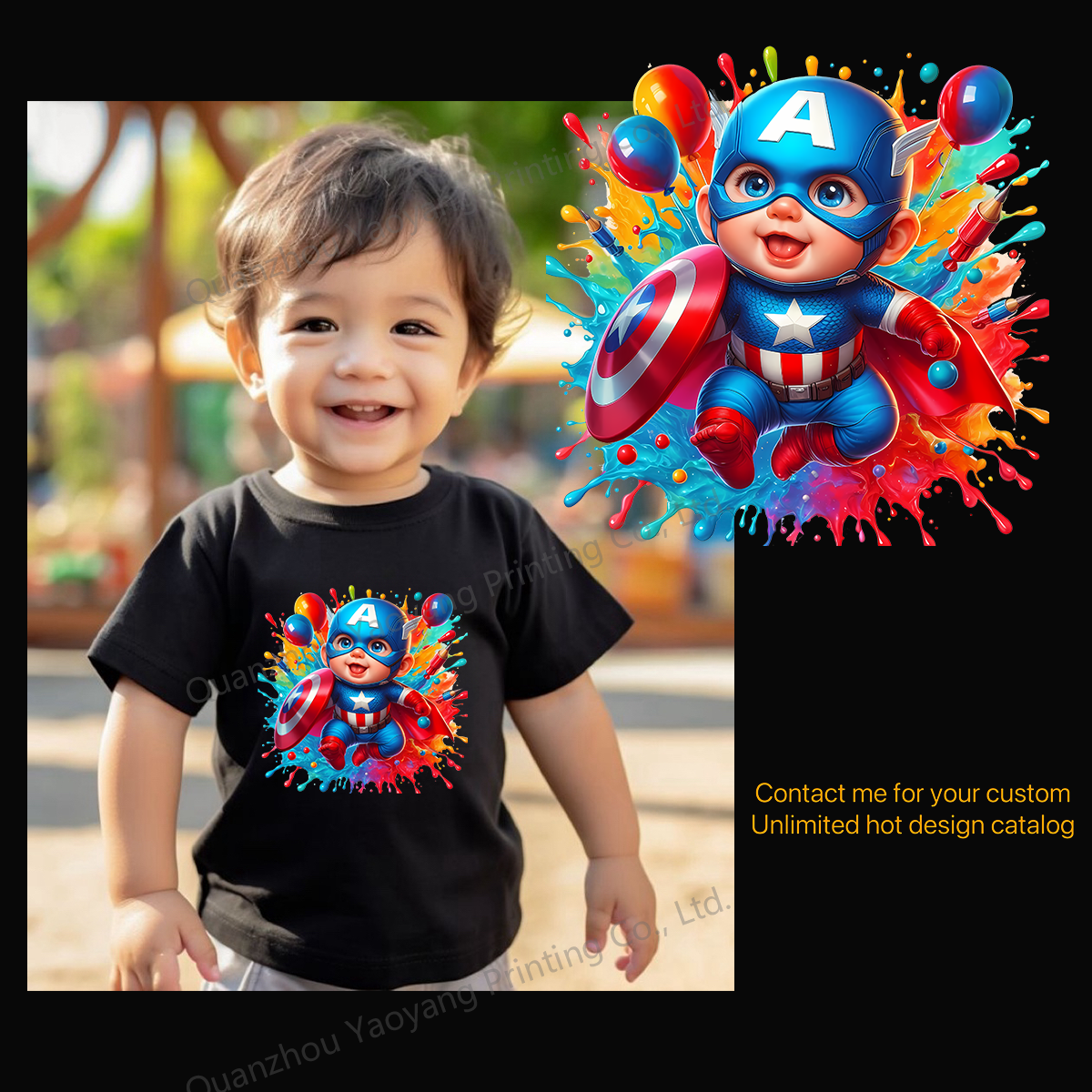 High Quality Plastisol Heat Transfer Printing Digital Printing Custom dtf ready to press transfers Designs For garment