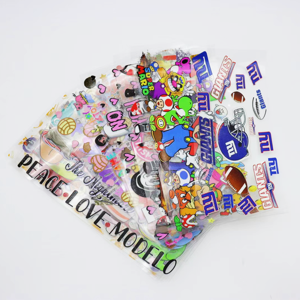 Yunshang wholesale Custom 16oz 20oz UV dtf cup wrap transfer halloween uvdtf cup heat transfers sticker for Mug Coffee Cups