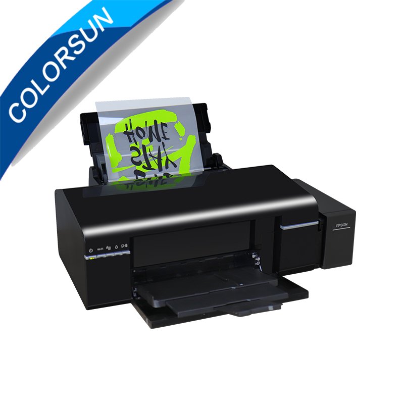 Colorsun DTF Digital Transfer Film for T shirt shoes jeans bags A4 DTF printer for roll printing