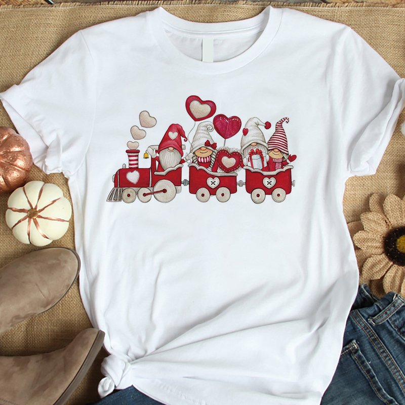 Valentines Day Heat Transfer for T Shirts Heat Press Stickers Transfer Printing Iron On Transfer for Clothes