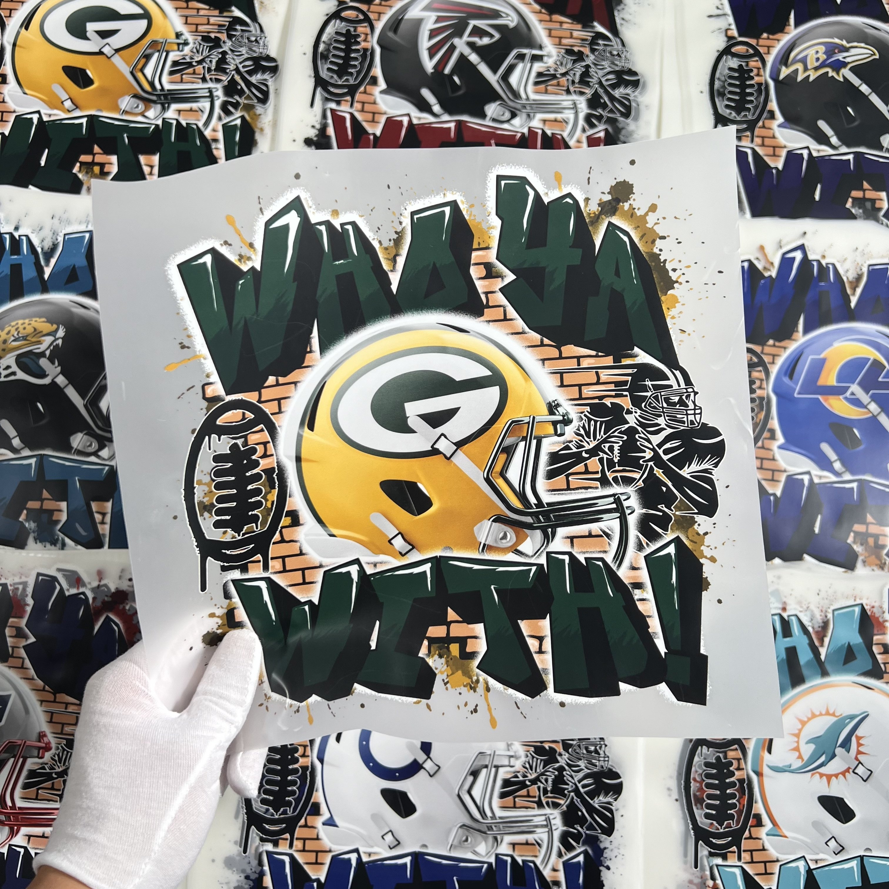 New Custom DTF Transfers Printing Screen Heat Transfer Vinyl Heat Iron on Stickers For Tshirts