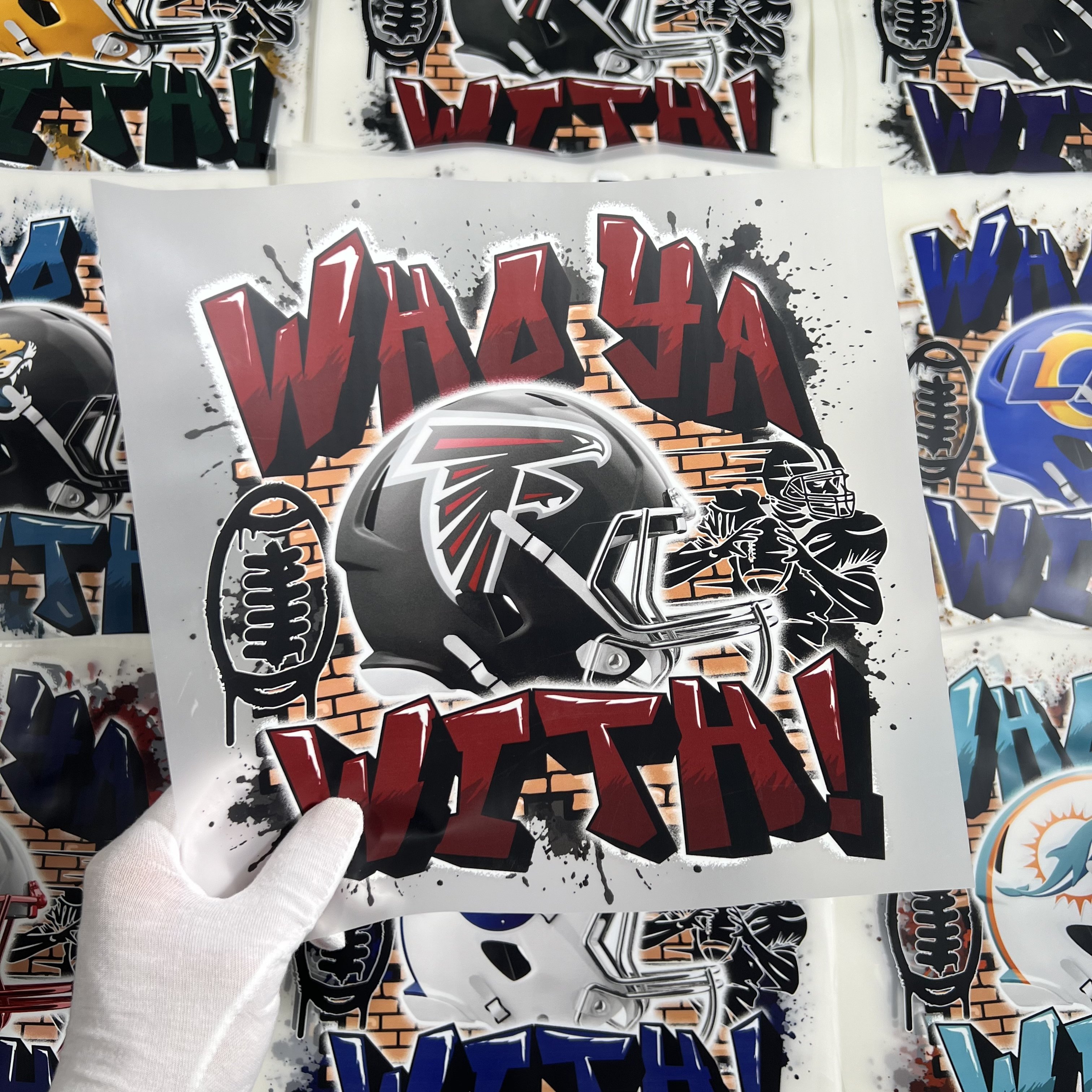 New Custom DTF Transfers Printing Screen Heat Transfer Vinyl Heat Iron on Stickers For Tshirts