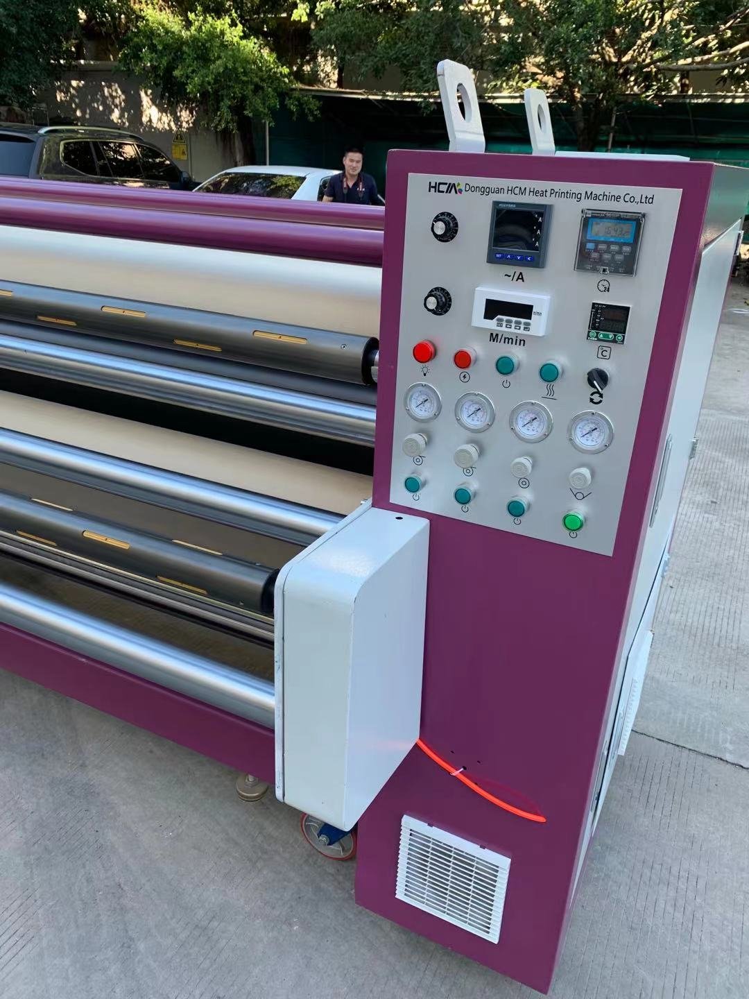 3.2m large format Calendar Press Sublimation Printing Machine, Textile Roller Heat Transfer Machine Carpet Calendar Machine