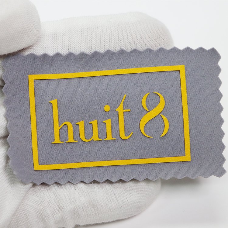 Label logo print sticker private oem customizable 3d custom clothing clothes heat transfer custom silicone label rubber logo