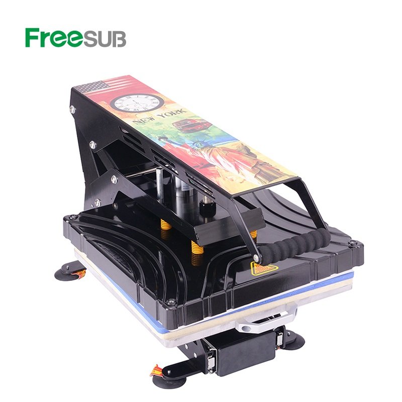 Freesub new arrivals 38*38 tshirt heat press machines automatic open T shirt heat transfer printing machine