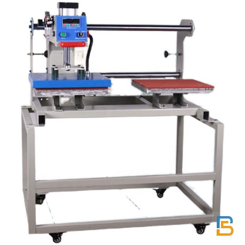 Hot Sale 40*60cm Sublimation Double Station Flat Press Machine Manual Automatic Grade New Flatbed Printer for T-Shirt Fabrics