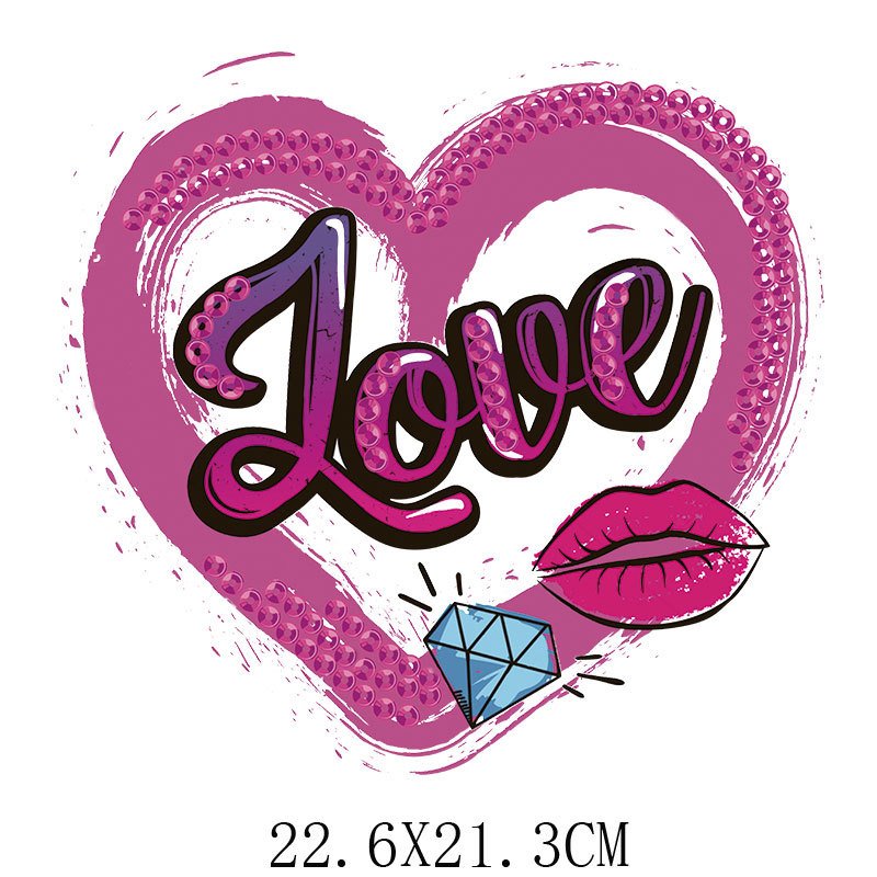 High Quality DTF Vinyl for Clothing Packaging Valentine's Day Logo Printed Transfer Printing Film Wholesale for T-Shirts & Bags