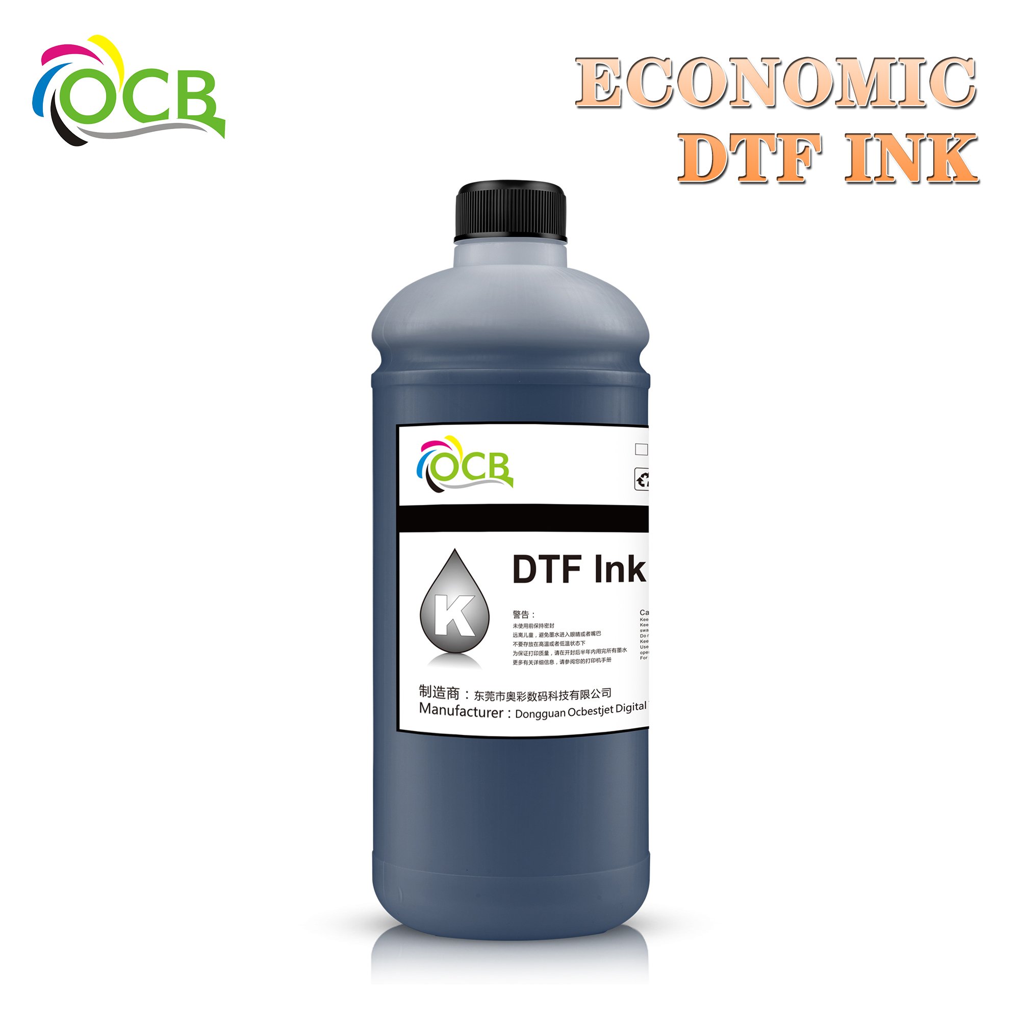 Ocbestjet 1000ML Economic-fund T-shirt Printing DTF Ink For A3+ XP600 4720 I3200 DTF PET Film Printer