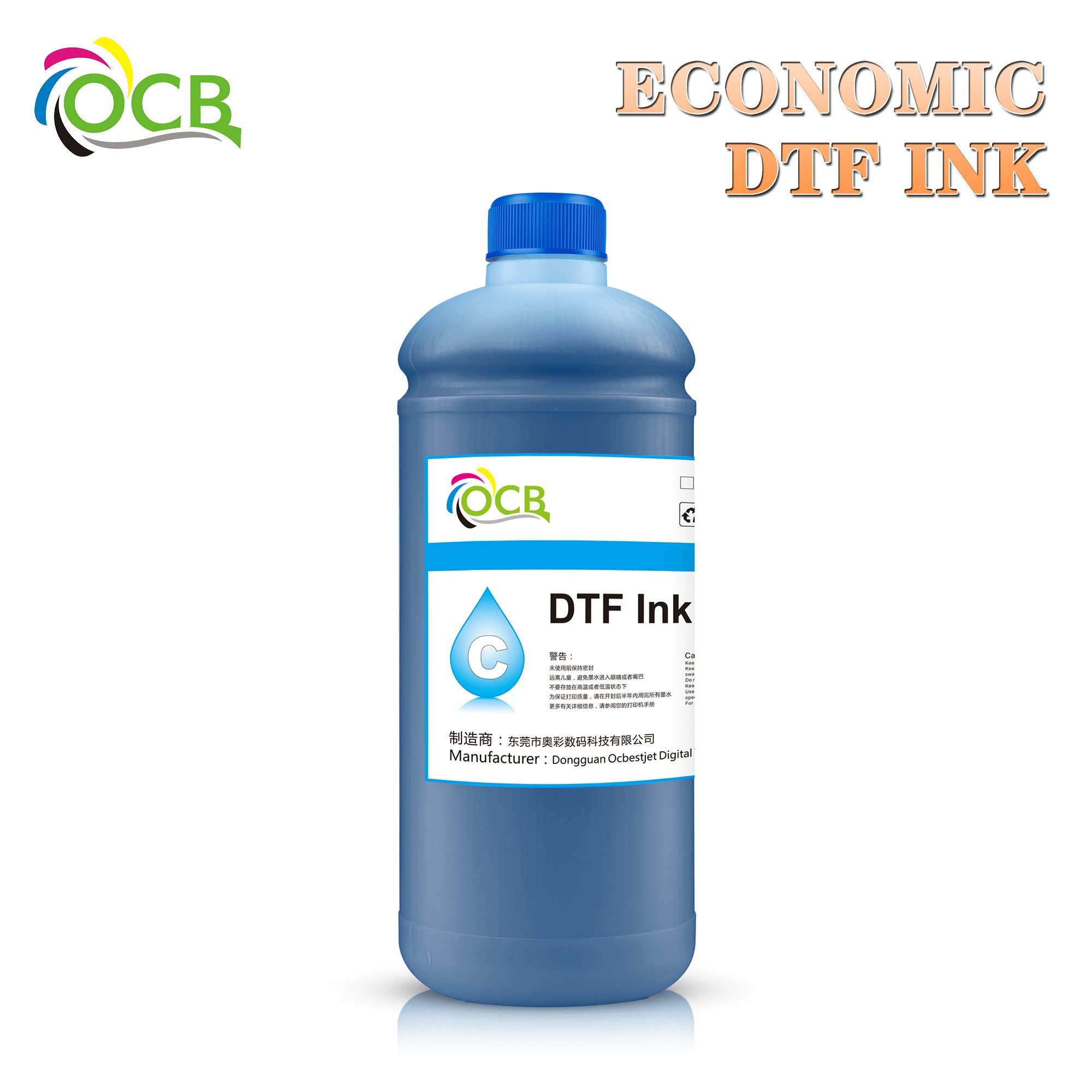 Ocbestjet 1000ML Economic-fund T-shirt Printing DTF Ink For A3+ XP600 4720 I3200 DTF PET Film Printer