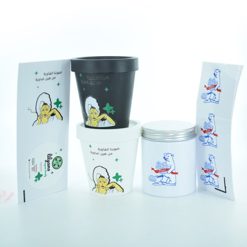 Luxury Customized Transfer Label for Glass Bottle Oem Waterproof Professional Stamped Labels Logo for Cosmetic Packaging Tag