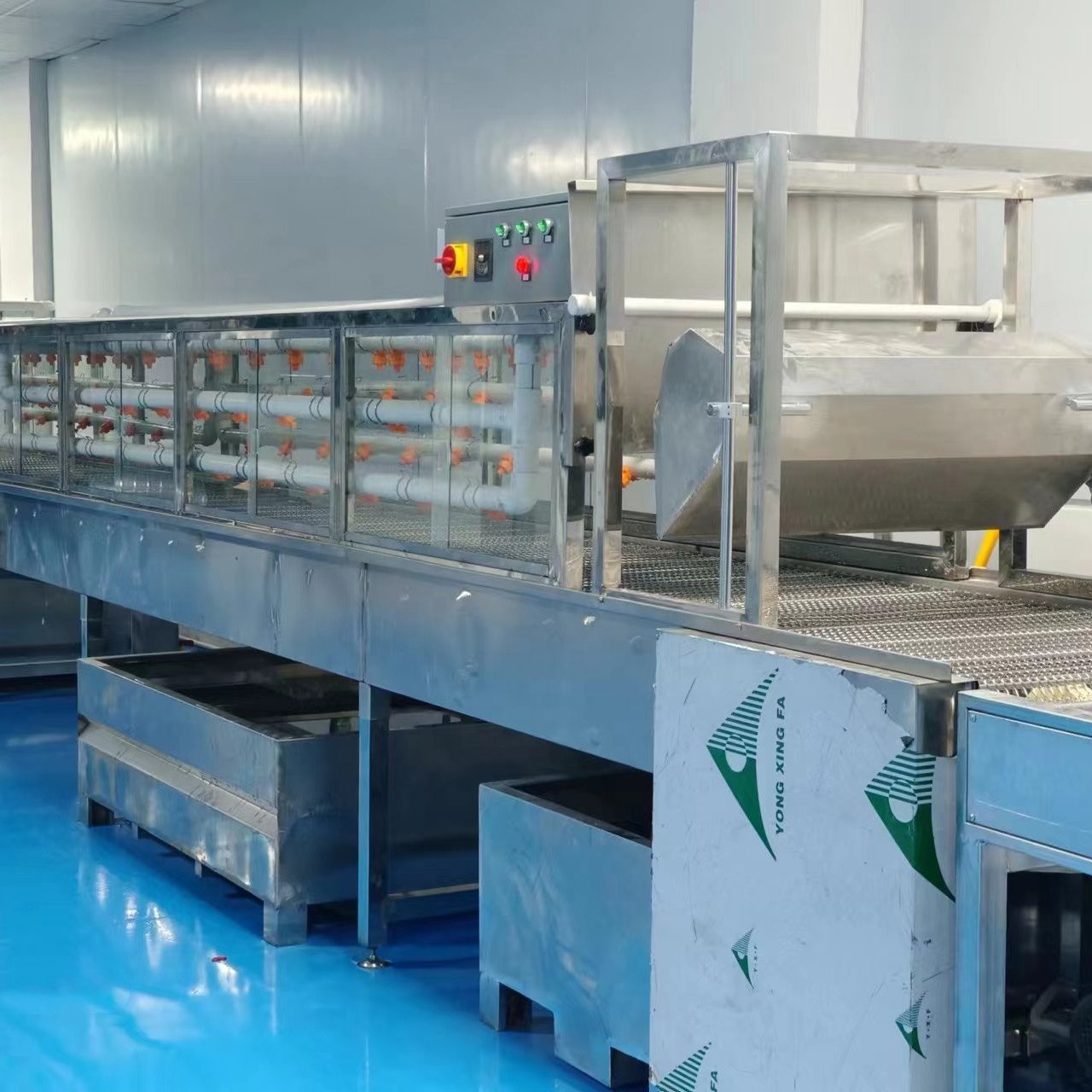 10m long Water transfer printing PVC Belt Drying Equipment Hydrographic Base Paint Drying Clear Coat Drying Line Machine