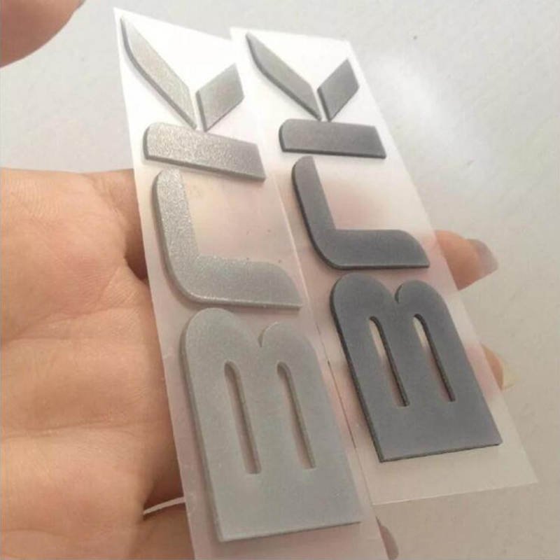 High quality manufacturer custom 3d silicone heat transfer Brand logo Sticker iron on transfer print on t-shirt