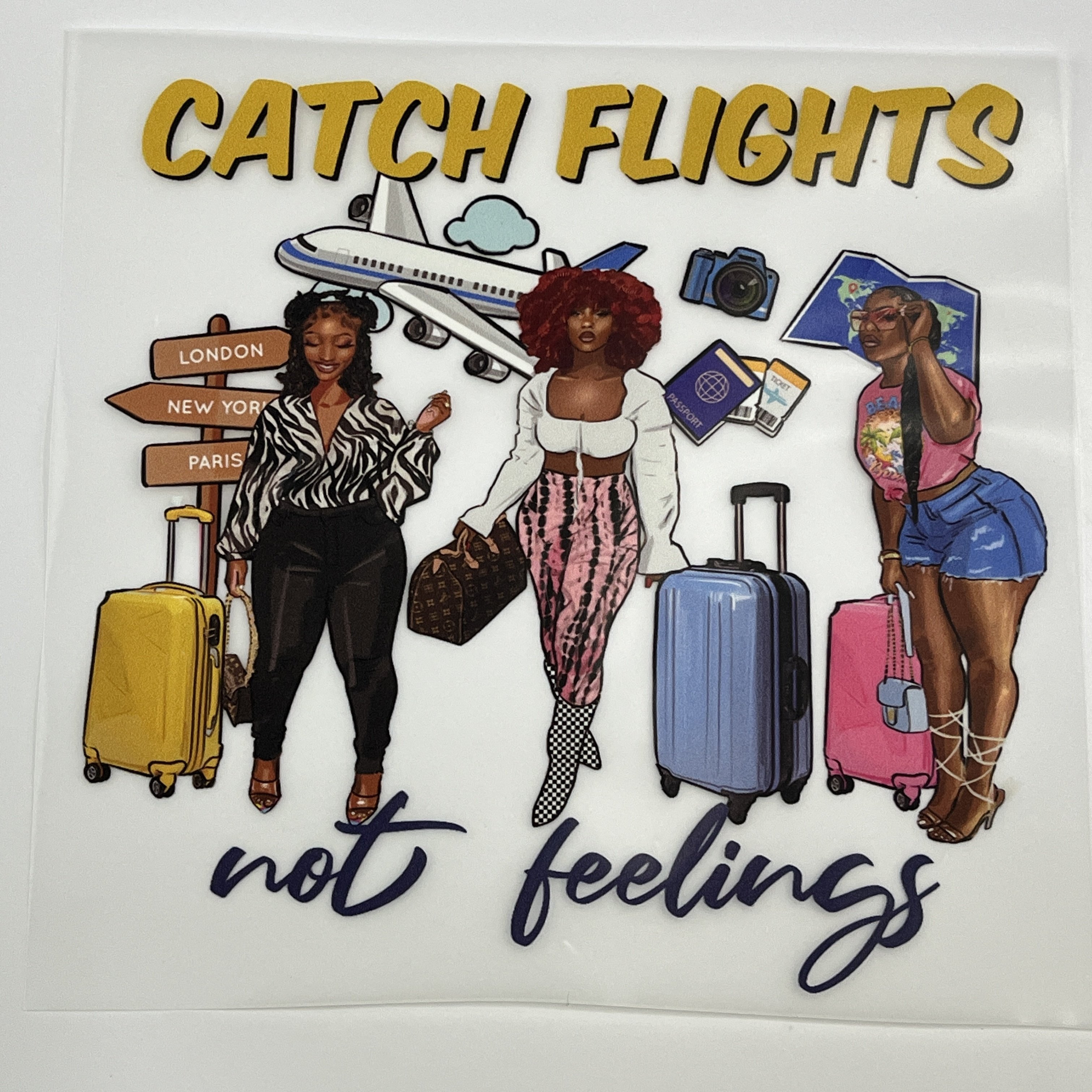 Factory custom girls design colourful vinyl sticker plastisol dtf transfers designs ready to press transfer printing t-shirt