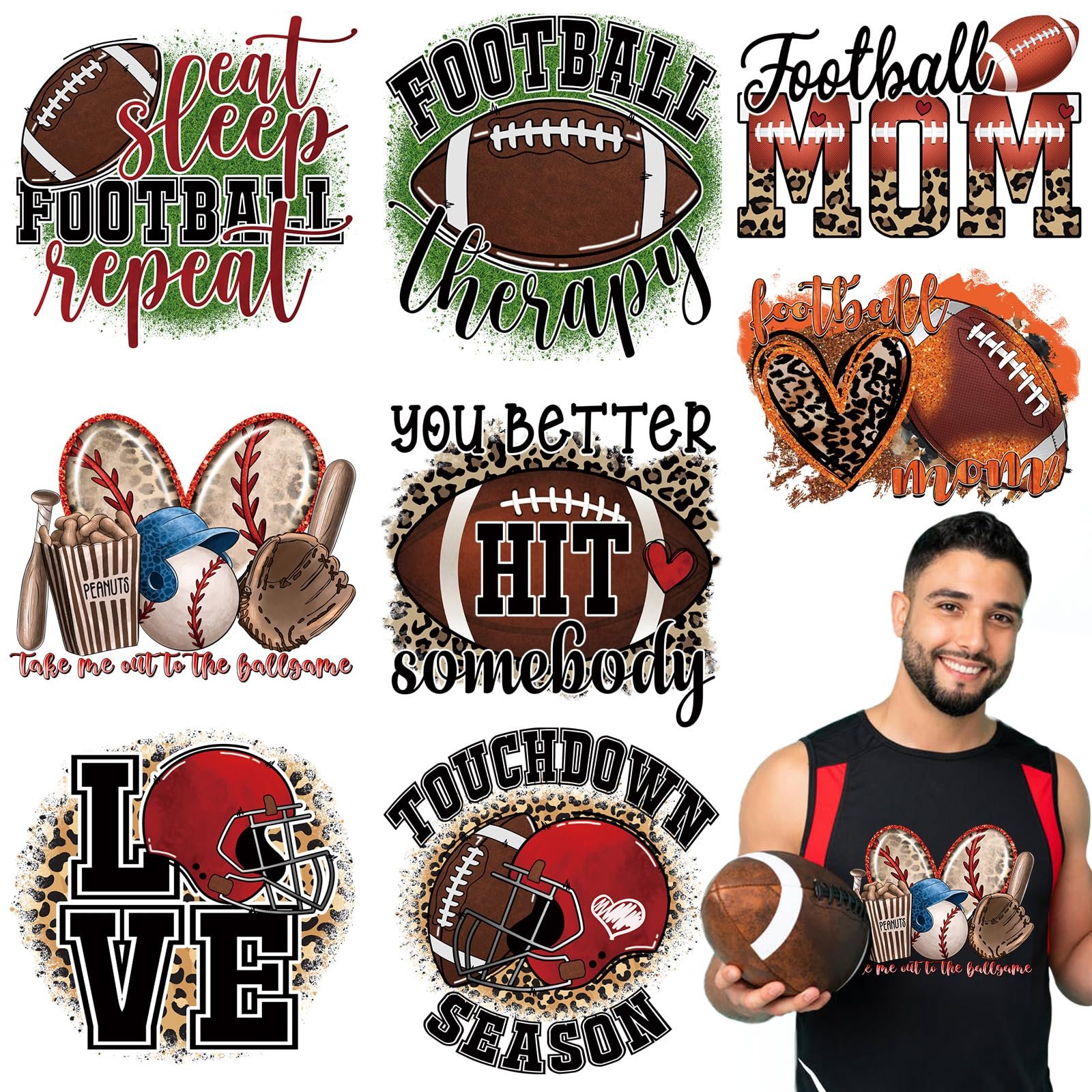 Wholesale custom dtf iron on transfers heat press sticker transfer printing logo designs clothes stickers for t shirts